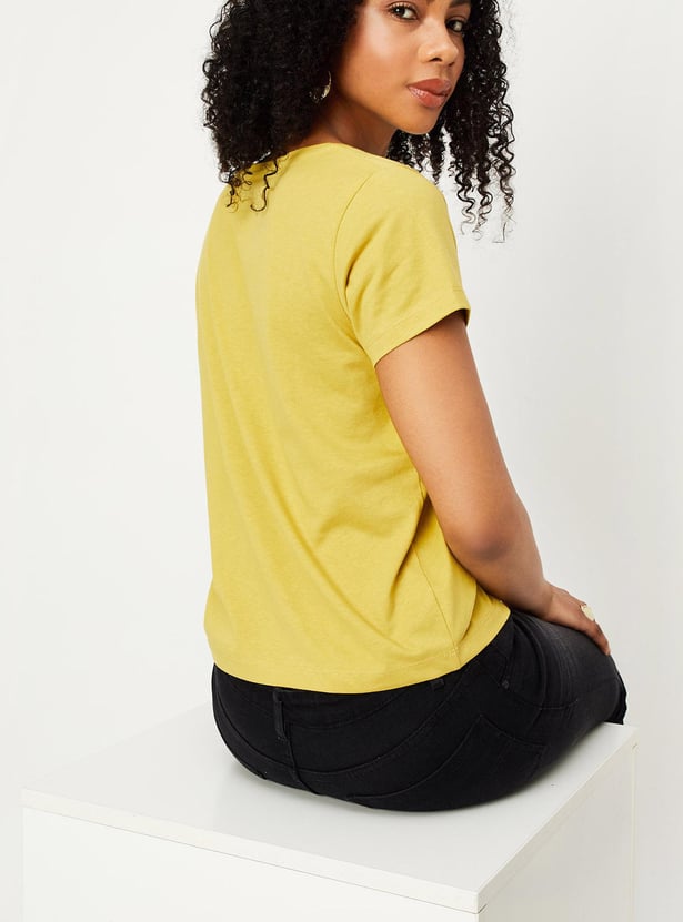 Women Solid T-shirt