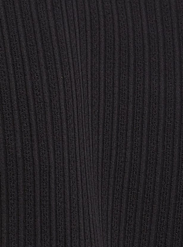 Women Ribbed Knit Top