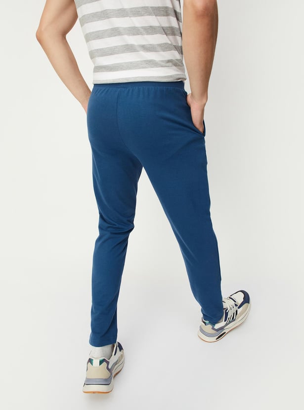 Men Solid Athleisure Track Pants