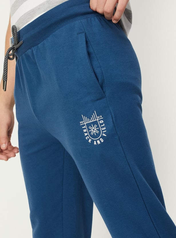 Men Solid Athleisure Track Pants