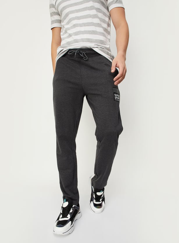 Men Solid Athleisure Track Pants