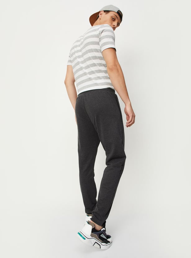 Men Solid Athleisure Track Pants