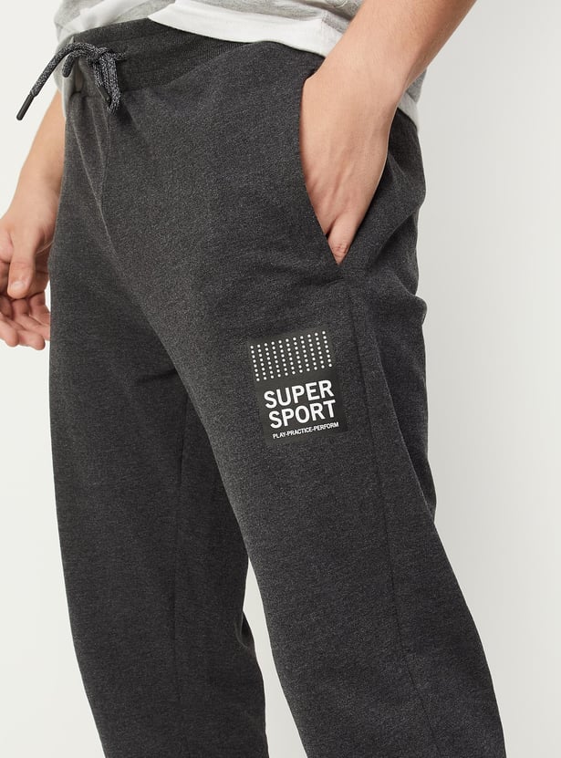 Men Solid Athleisure Track Pants