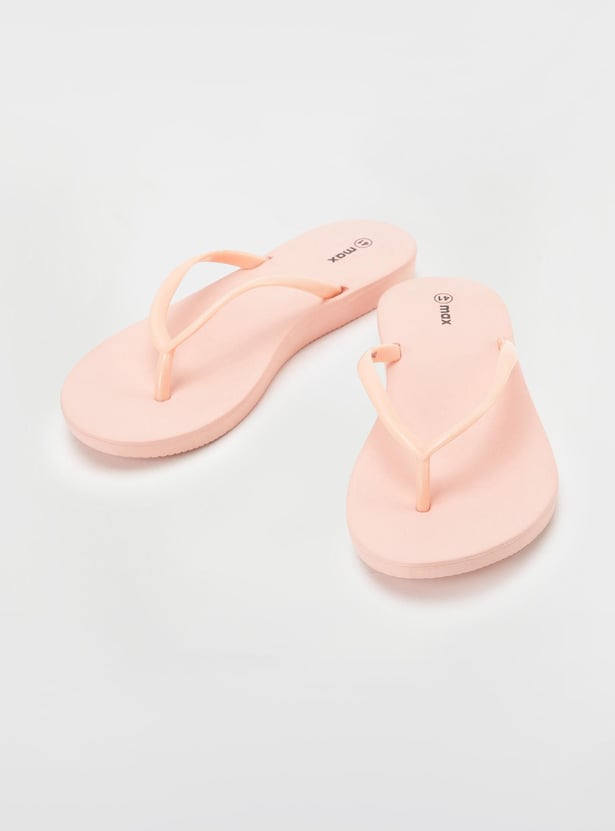 Women Solid Flip Flops