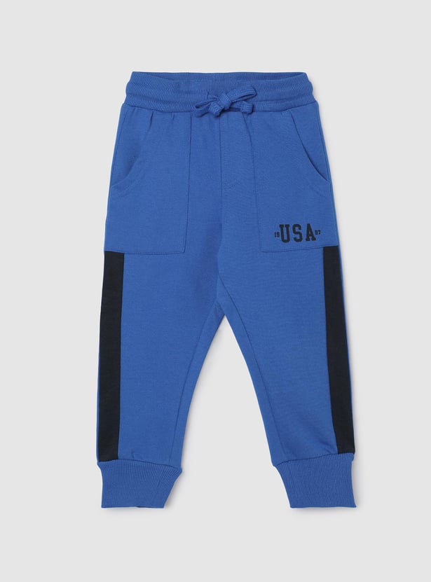 Boys Solid Elasticated Joggers