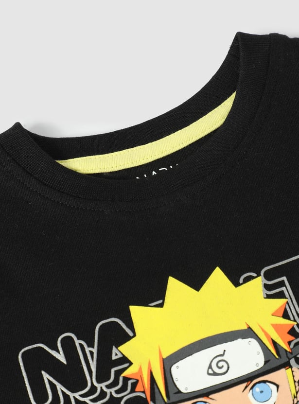 Boys Naruto Printed T-shirt