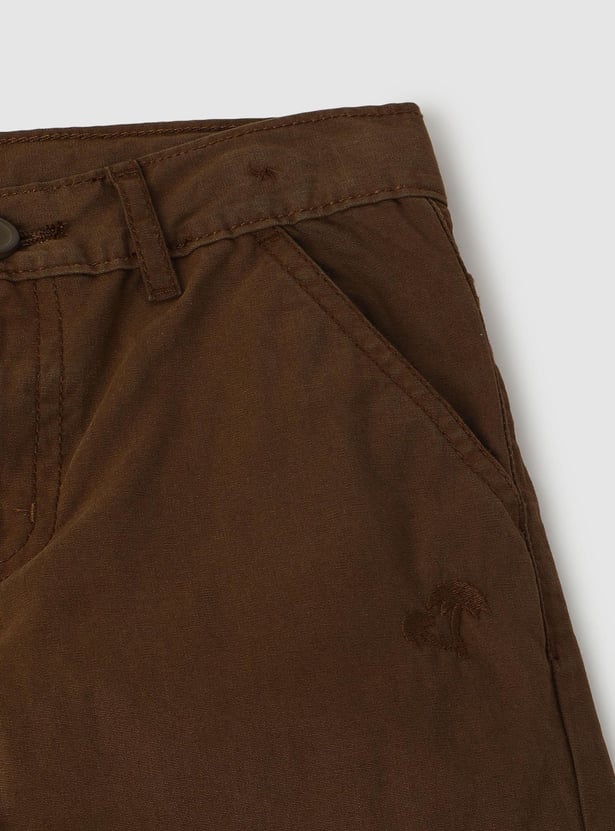 Boys Solid Trousers