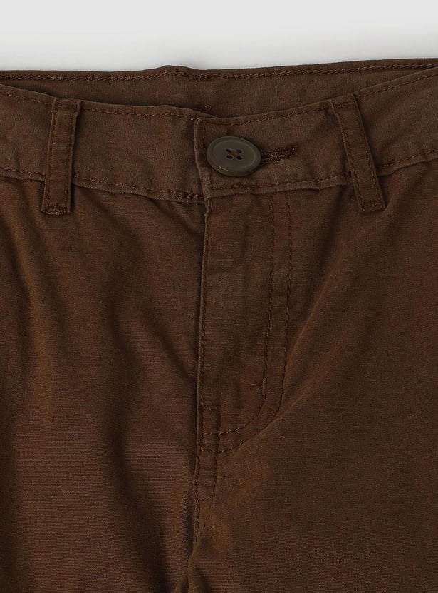 Boys Solid Trousers
