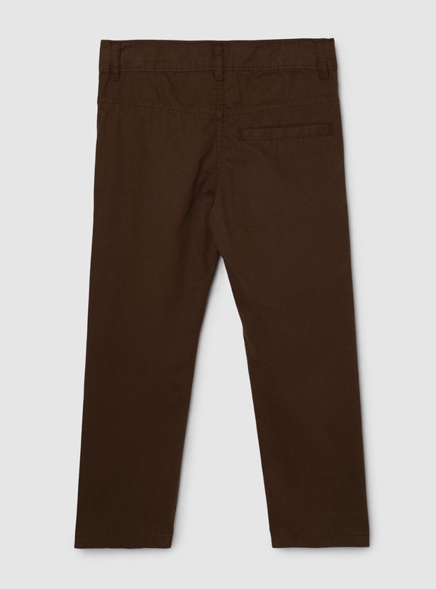 Boys Solid Trousers