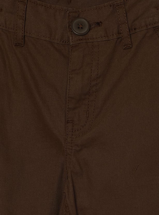 Boys Solid Trousers