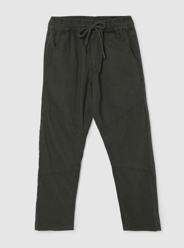 Boys Solid Trousers