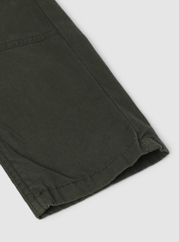 Boys Solid Trousers