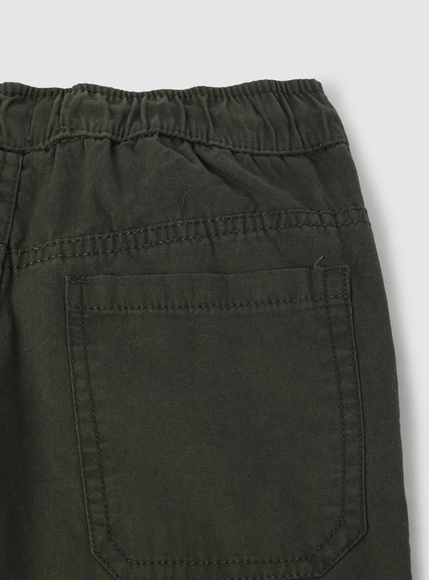 Boys Solid Trousers