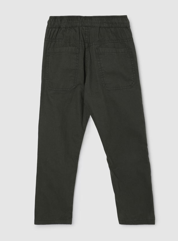 Boys Solid Trousers