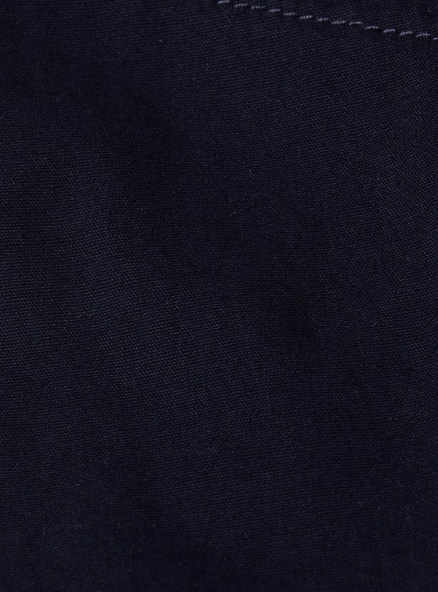 Boys Panelled Drawstring Waist Trousers