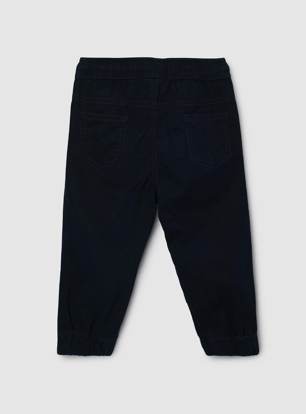 Boys Solid Elasticated Joggers