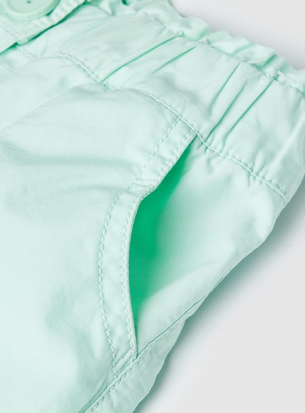 Girls Solid Shorts