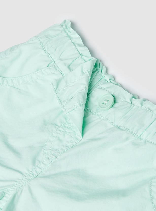 Girls Solid Shorts