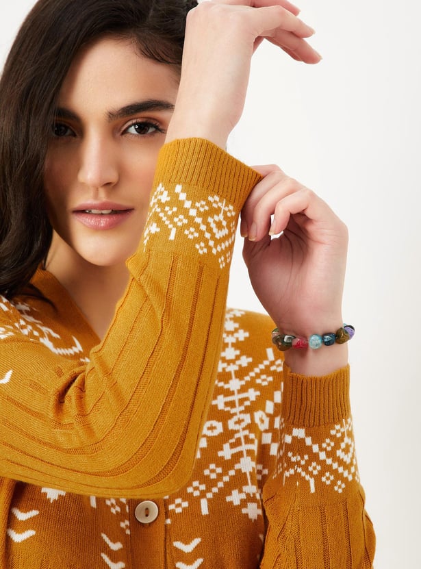 Women Printed Midi Jumper dress