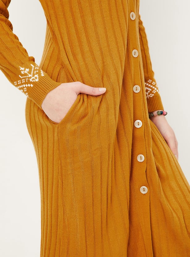 Women Printed Midi Jumper dress