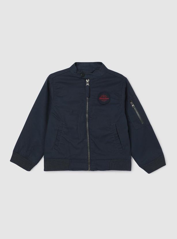 Boys Solid Jacket