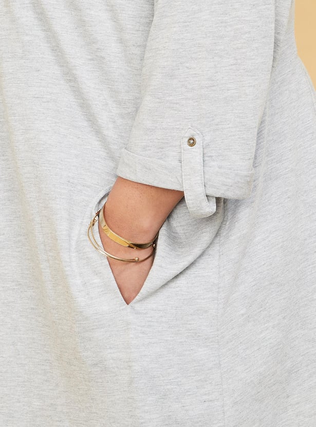 Women Solid Front-Open Shrug