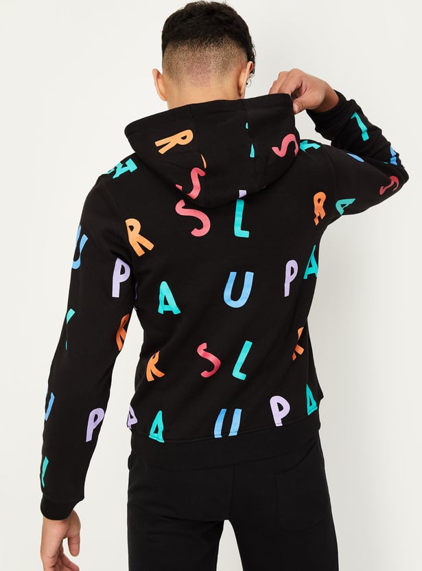 Boys Printed Hooded Sweatshirt