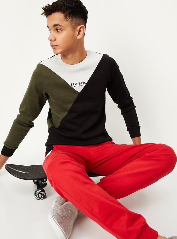 Boys Colourblock Sweatshirt