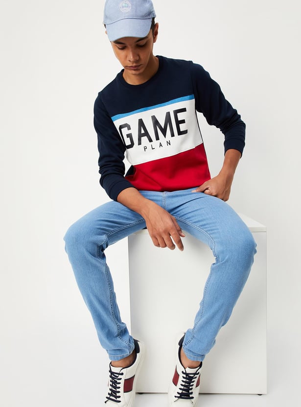 Boys Colourblocked Sweatshirt