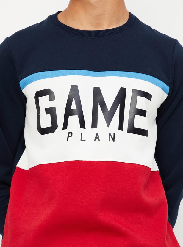 Boys Colourblocked Sweatshirt