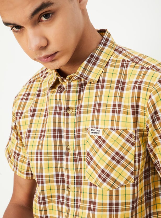 Boys Tartan Checked Shirt