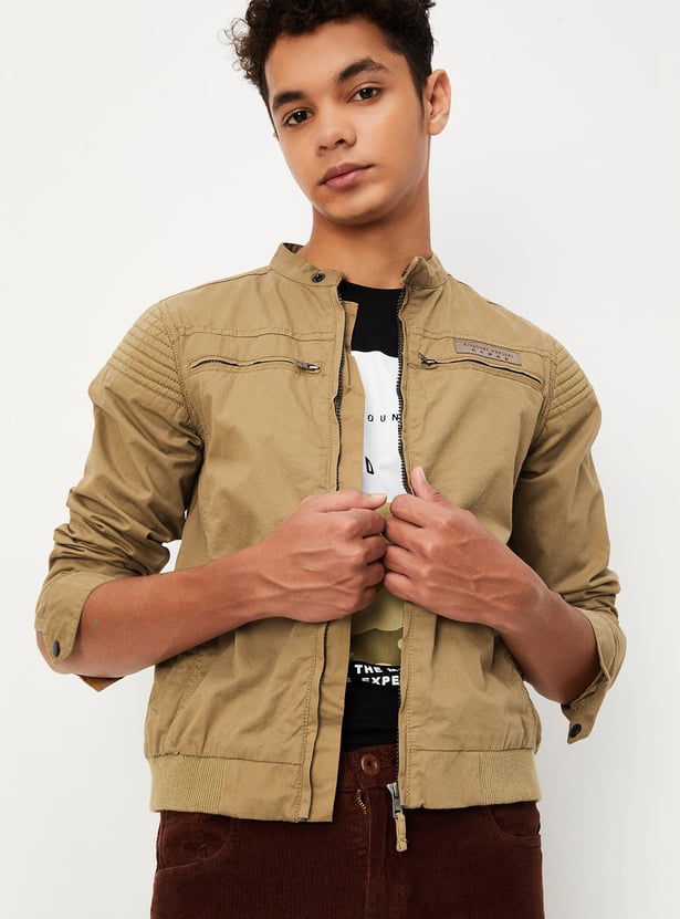 Boys Solid Jacket