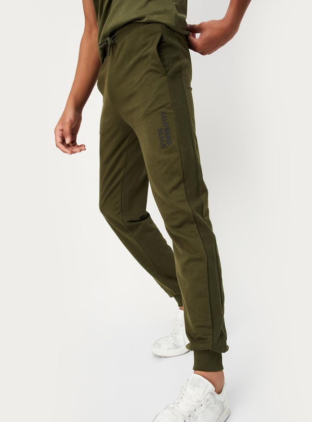 Boys Solid Elasticated Joggers