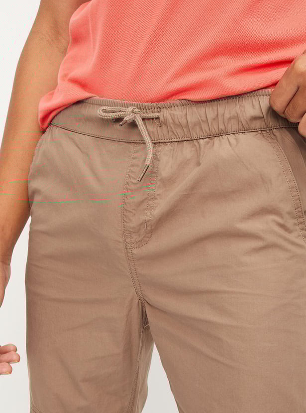 Boys Solid Elasticated Joggers