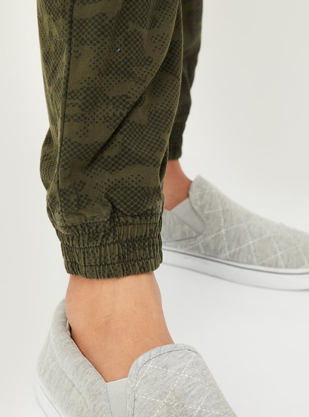 Boys Camouflage Printed Joggers