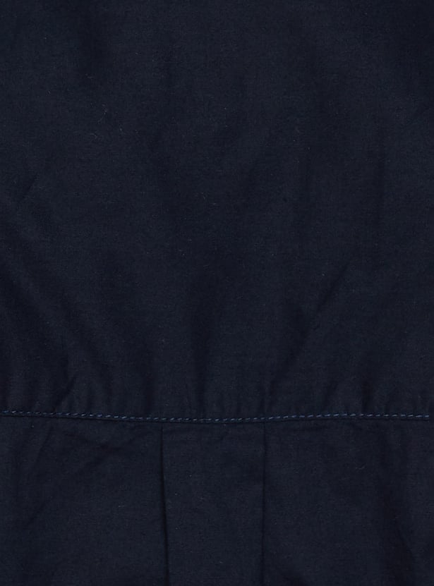 Women Solid Belted Tunic