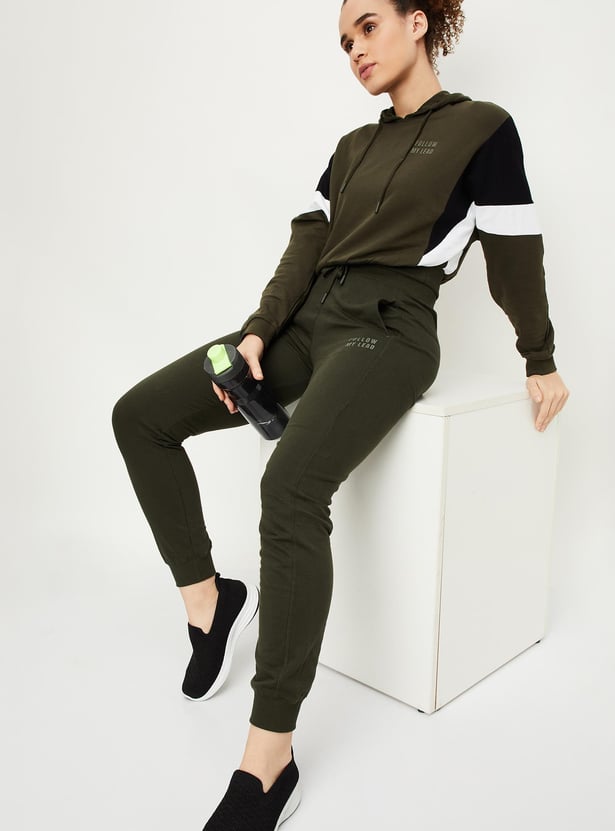 Women Solid Athleisure Joggers