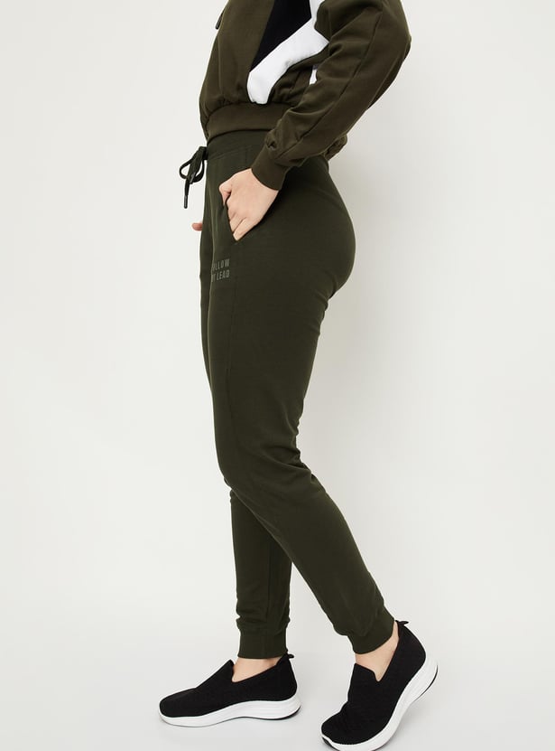 Women Solid Athleisure Joggers