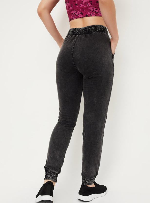 Women Elasticated Denim Joggers