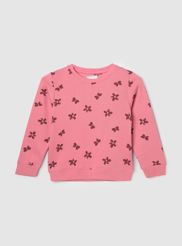 Girls Printed Sweatshirt