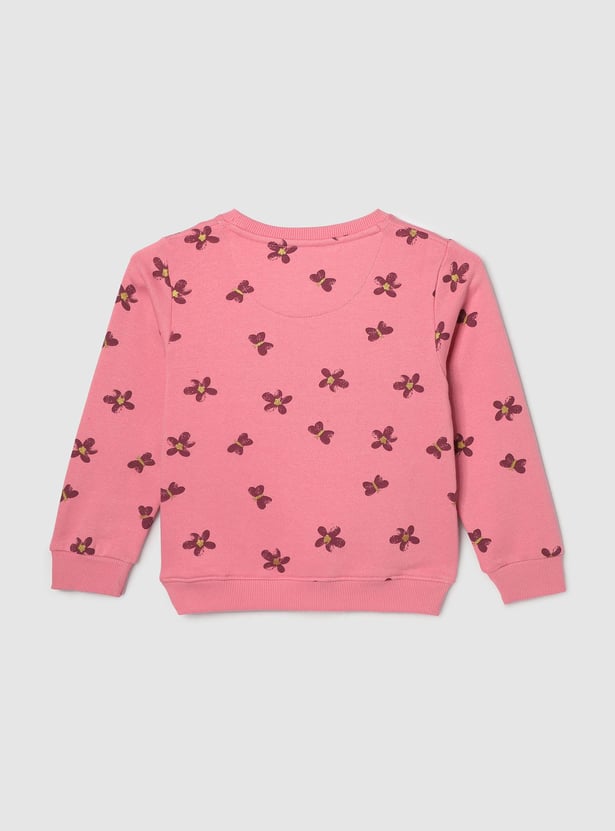 Girls Printed Sweatshirt