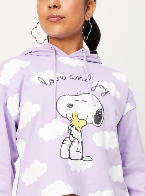 Girls Peanuts Hooded Sweatshirt