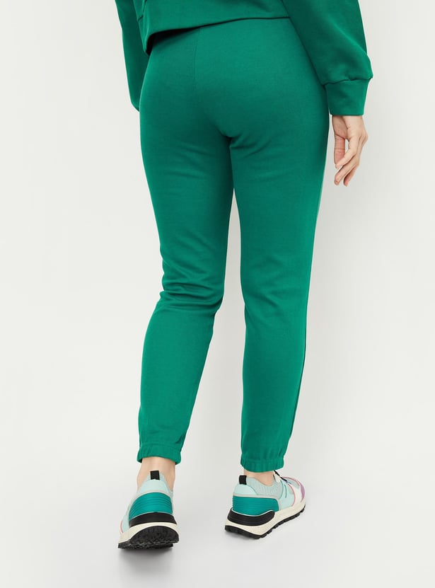 Women Solid Athleisure Joggers