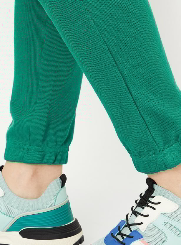 Women Solid Athleisure Joggers