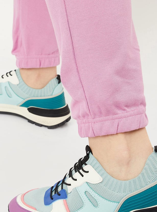 Women Solid Athleisure Joggers