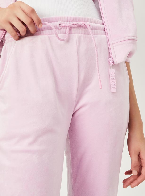Women Velour Sports Joggers