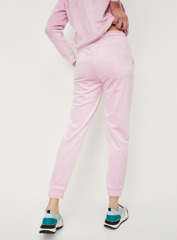 Women Velour Sports Joggers