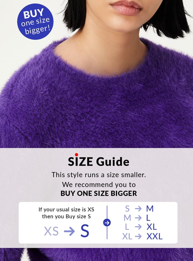 Women Textured Sweater