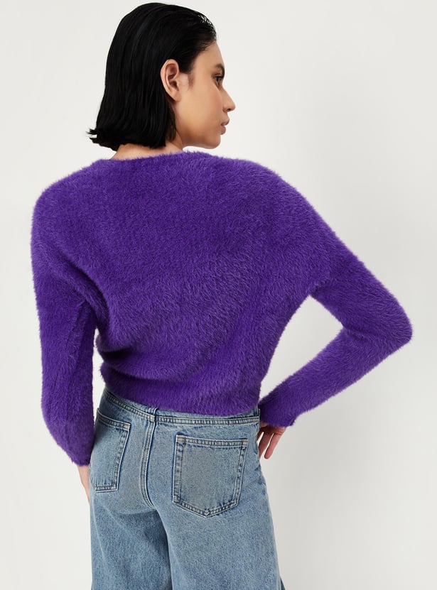 Women Textured Sweater