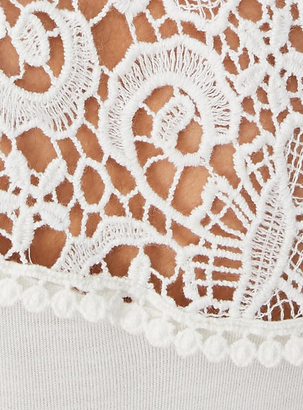 Women Crochet Sleeveless Casual Top